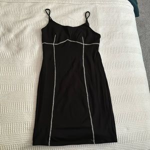 Cotton black dress (l)